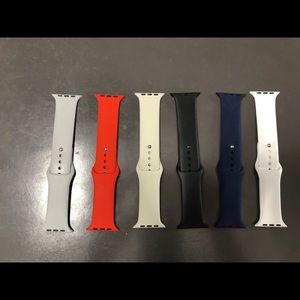 6 Apple Watch 42mm sport bands size M/L